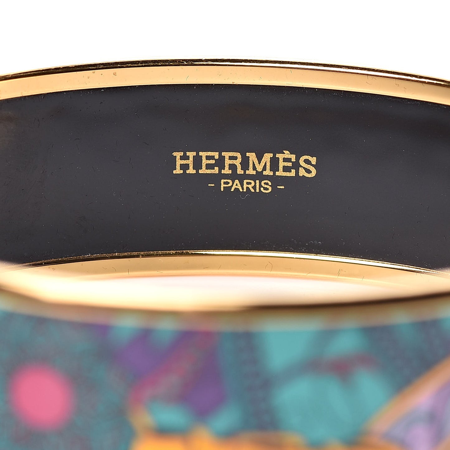 Enamel Printed Festival des Amazones Wide Bracelet 65 Vie D Artiste