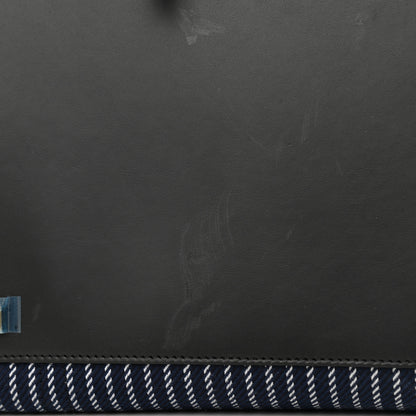Celine Cotton Canvas Striped Medium Phantom Luggage Navy White 12 of 12