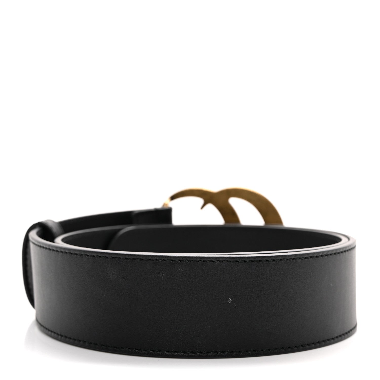 Gucci Calfskin Double G 40mm Belt 75 30 Black 2 of 6