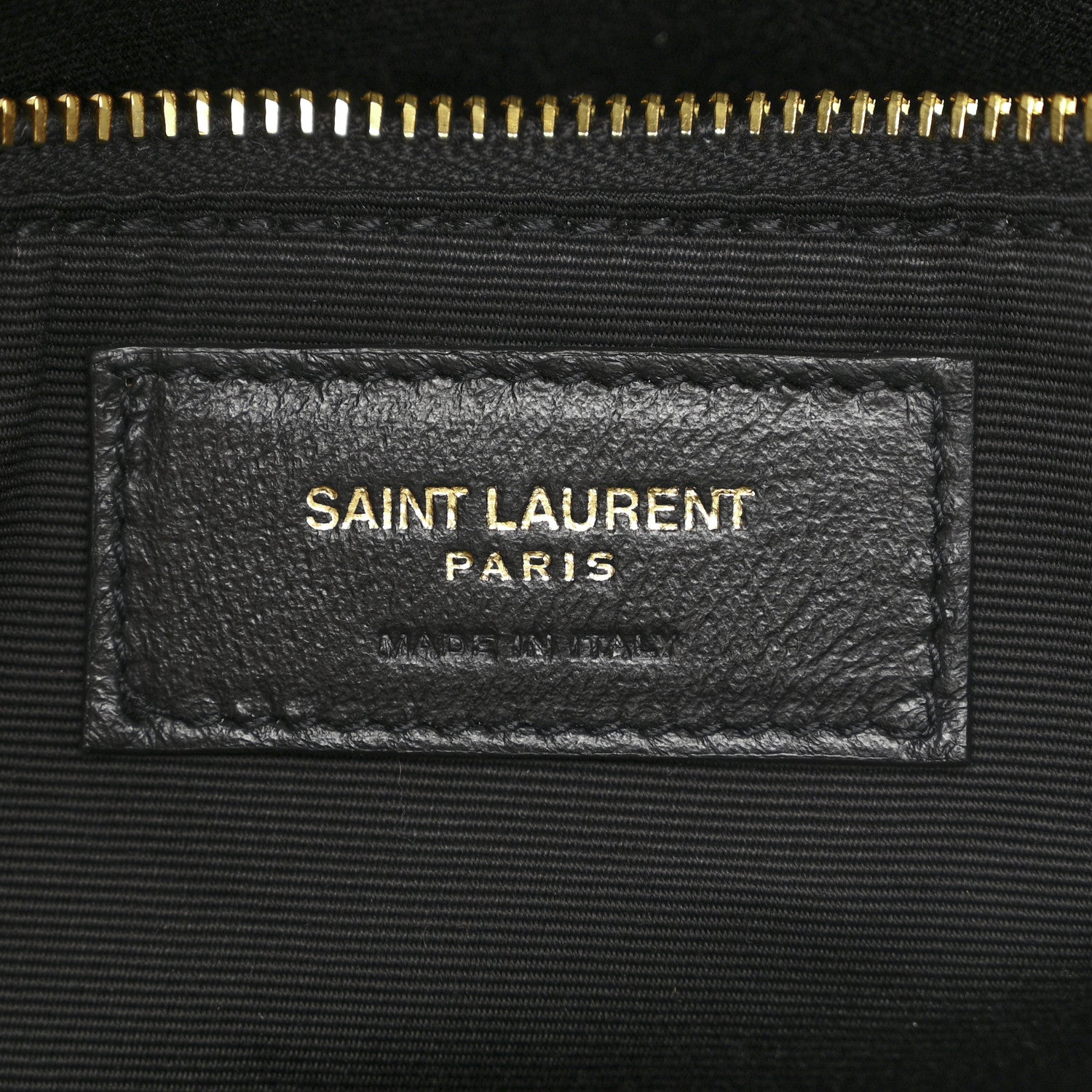 Saint Laurent Suede Calfskin Quilted Small Loulou Puffer Monogram Chain Satchel Matte Gold 6 of 10