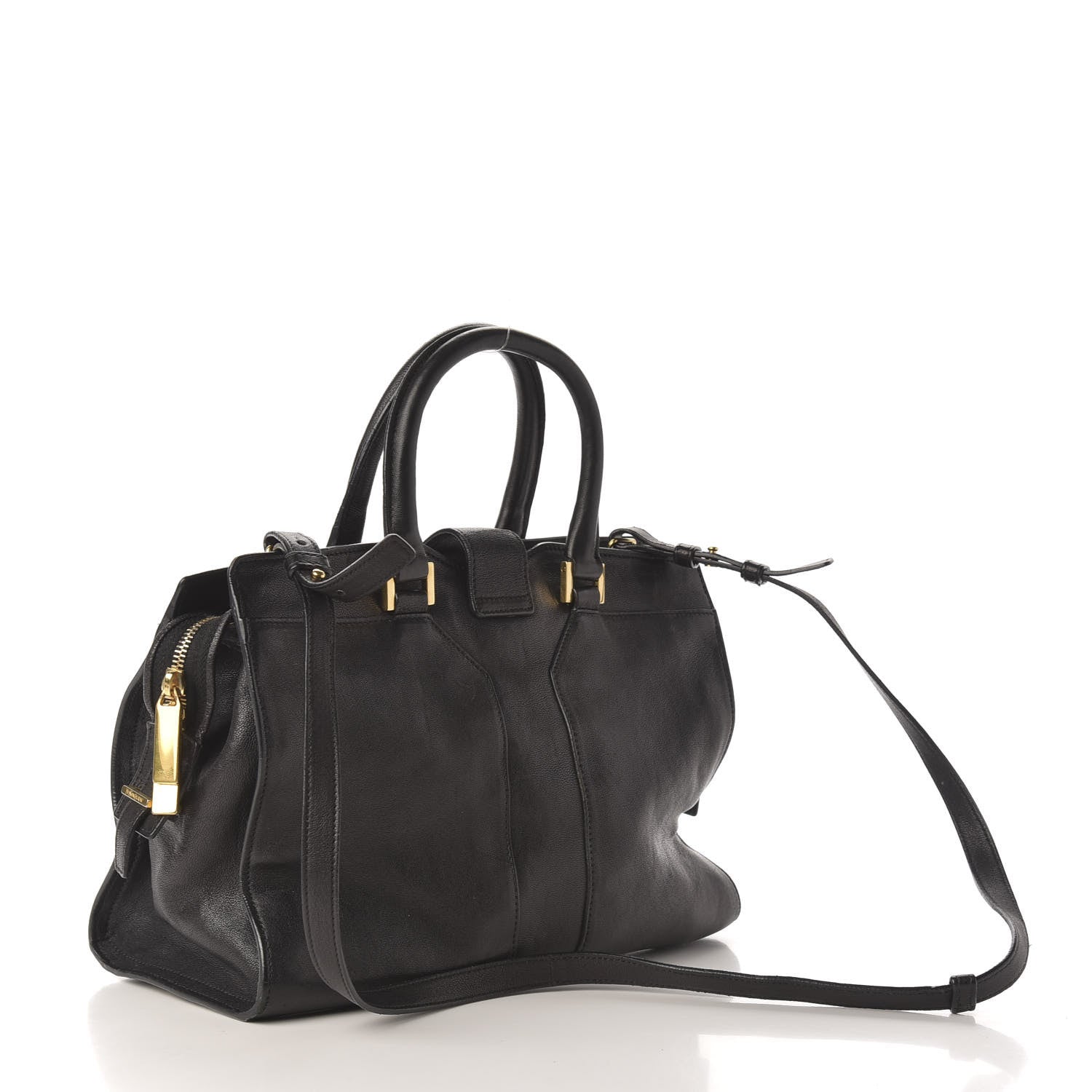 Saint Laurent Sheepskin Small Cabas ChYc Black 3 of 10