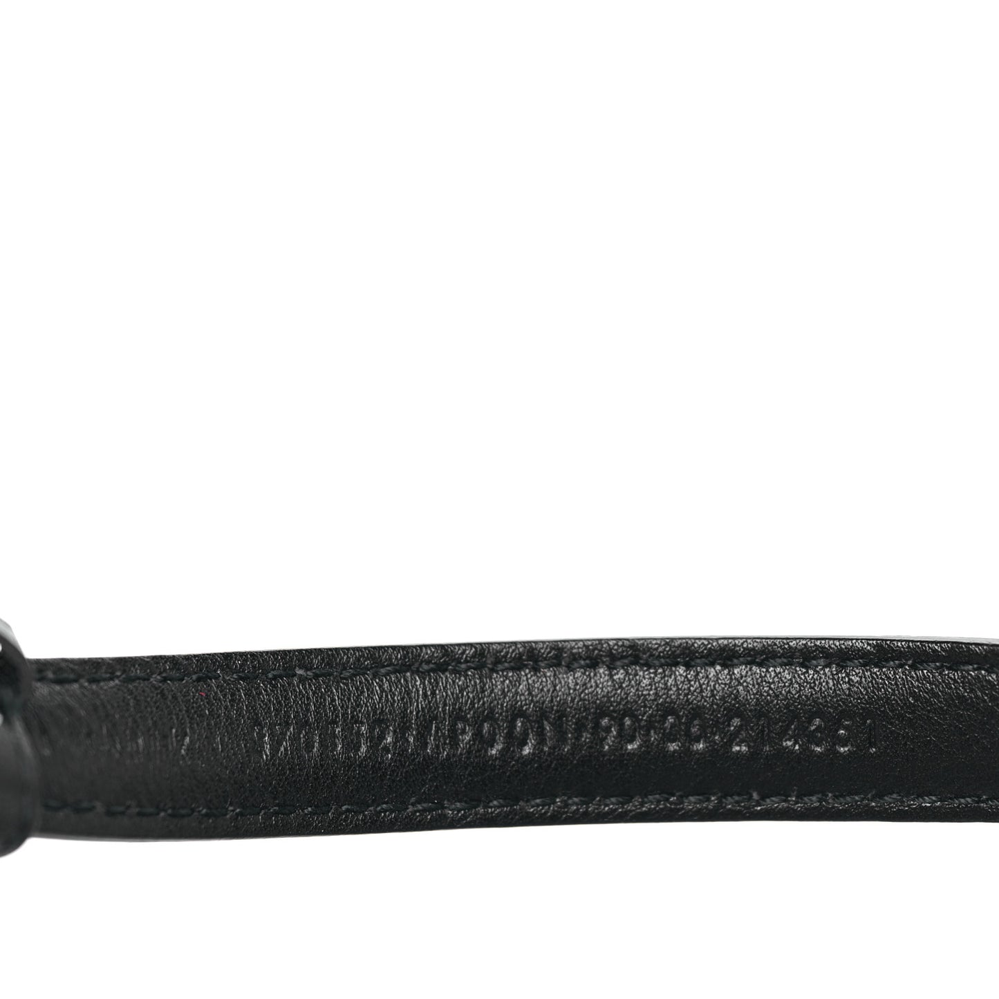 Moon Calfskin Nickel Interlocking G 20mm 90 36 Black