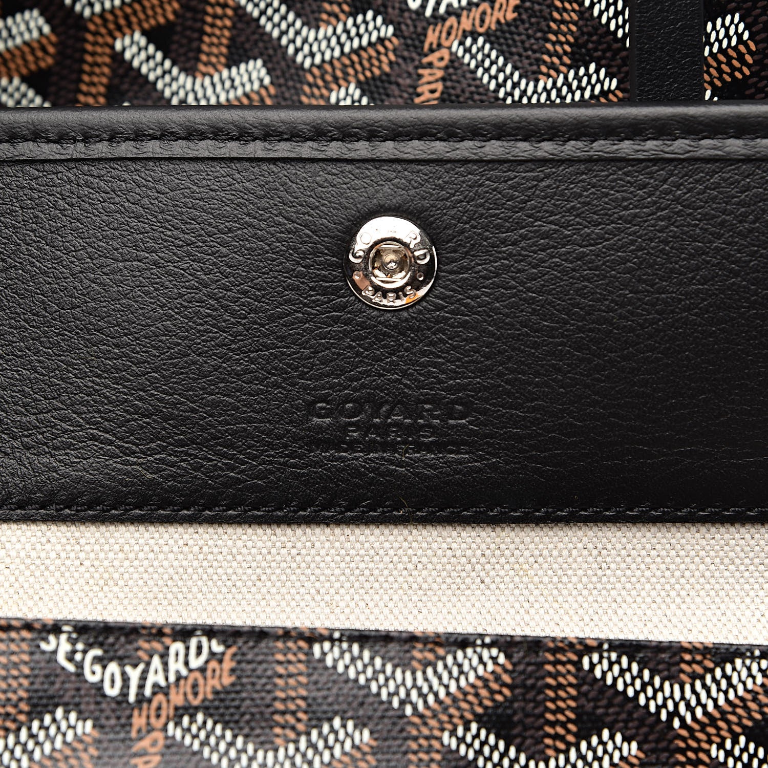 Goyard Goyardine Saint Louis GM Black 8 of 12