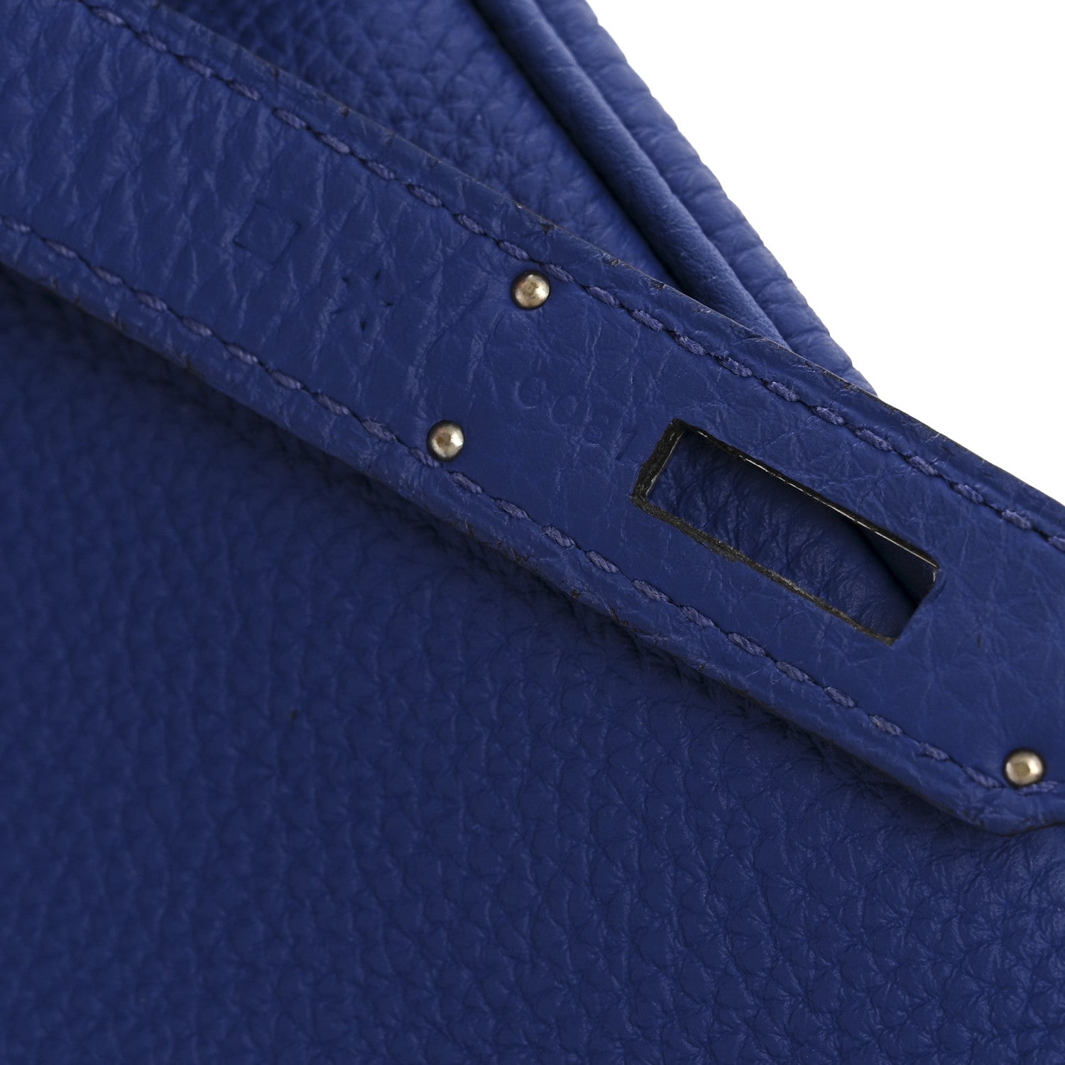 Hermes Togo Kelly Retourne 35 Bleu Electrique 7 of 11
