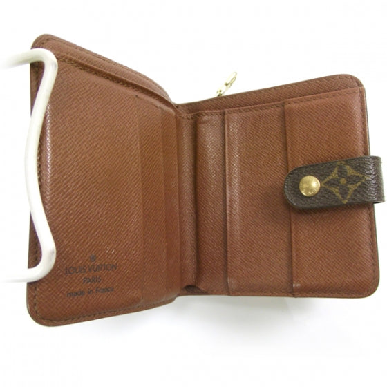 Monogram Compact Zippe Zipped Wallet