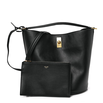 Celine Smooth Calfskin Bucket 16 Bag Black 1 of 8