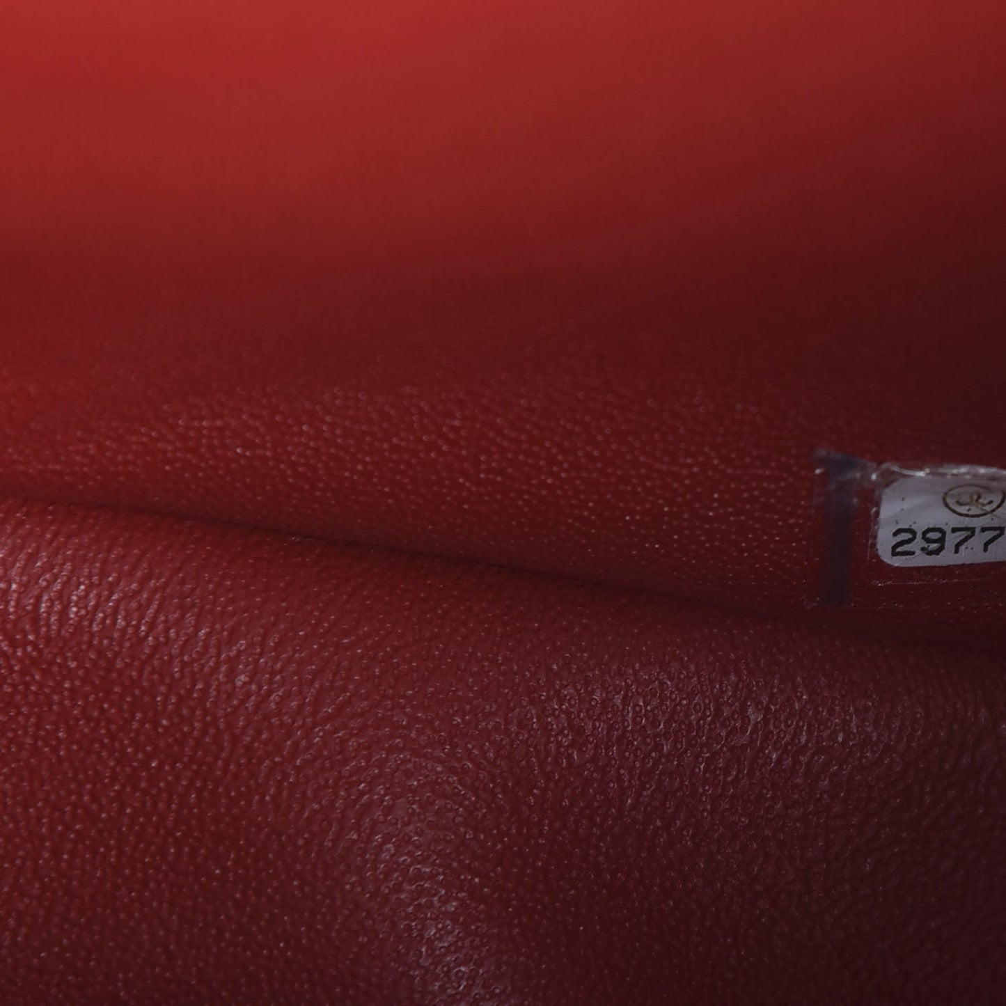 Lambskin Quilted Mini Rectangular Flap Red
