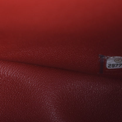 Chanel Lambskin Quilted Mini Rectangular Flap Red 9 of 11