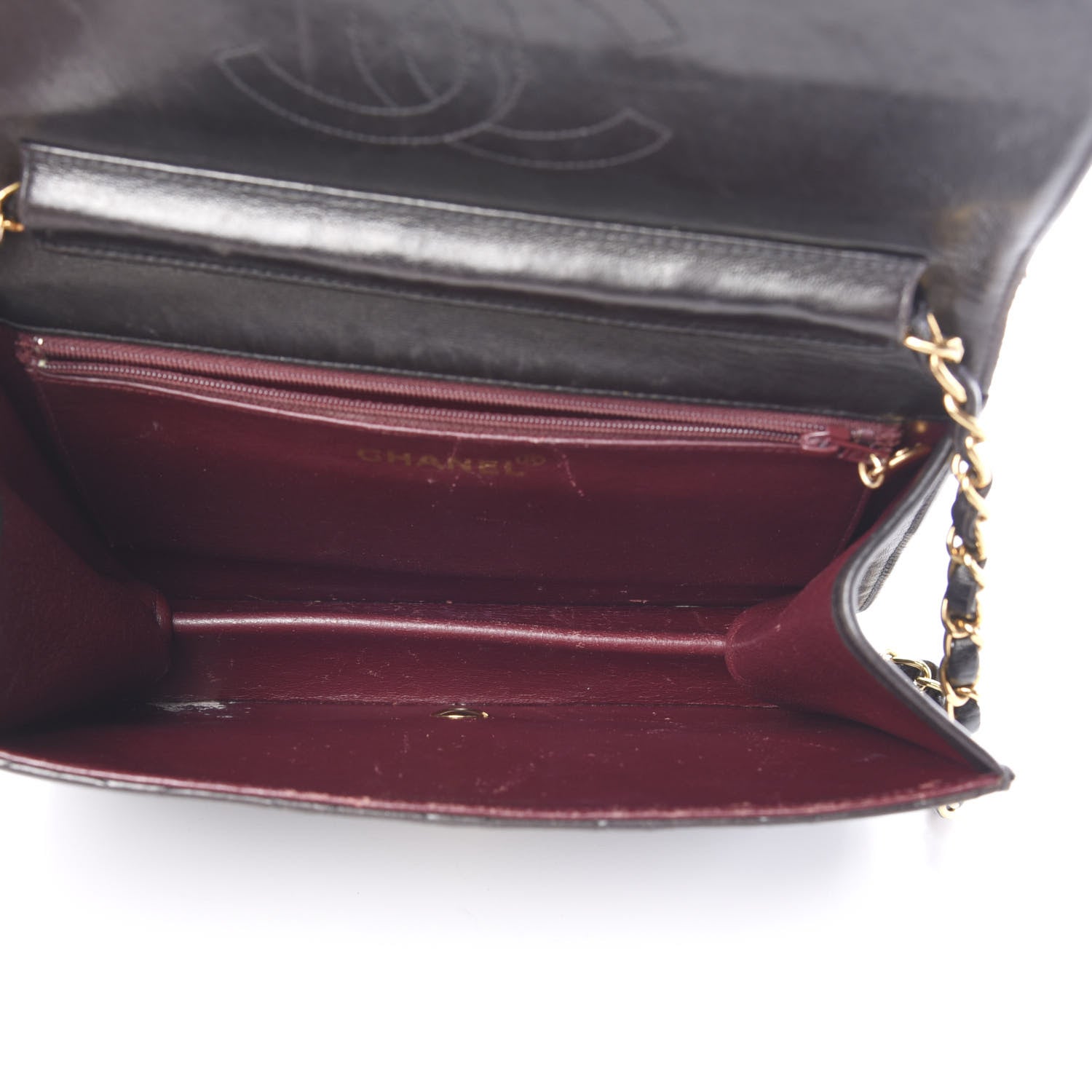 Chanel Lambskin Quilted Small Single Flap Black 6 of 18