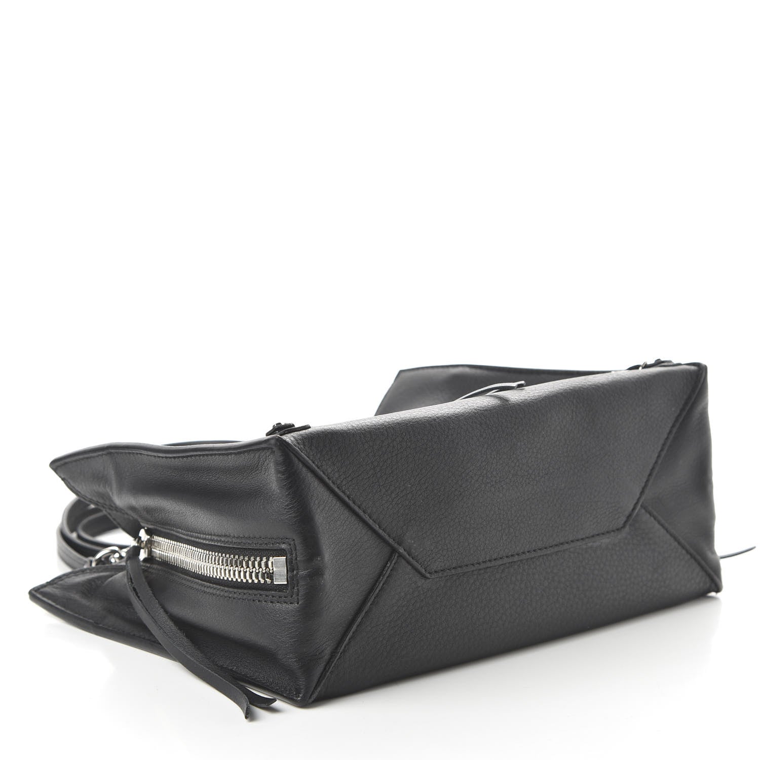 Balenciaga Veau Papier A6 Zip Around Tote Black 4 of 10