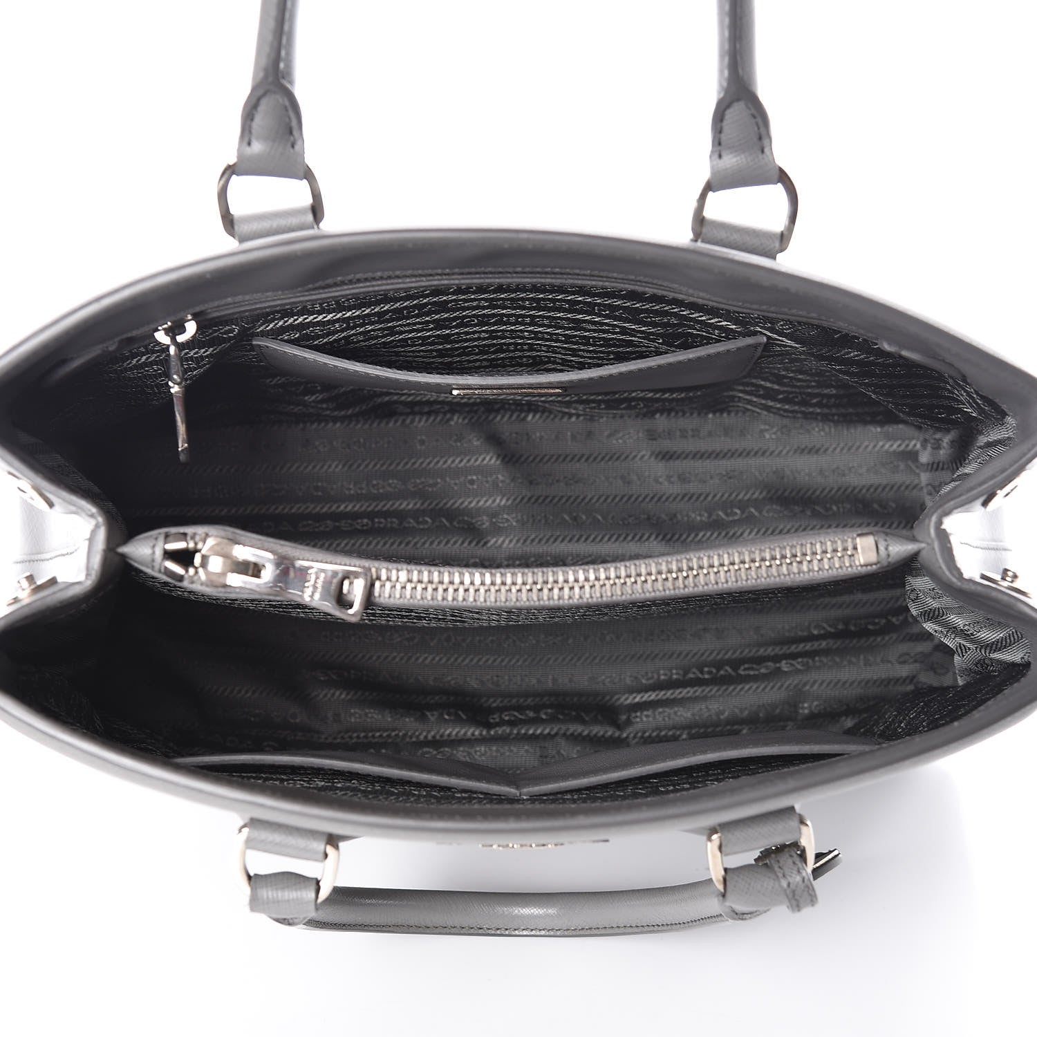 Prada Saffiano Lux Parabole Tote Marmo 5 of 11