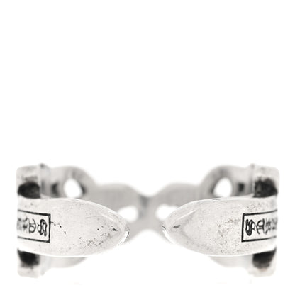 Chrome Hearts Sterling Silver Double Dagger Ring 61 9.5 3 of 4