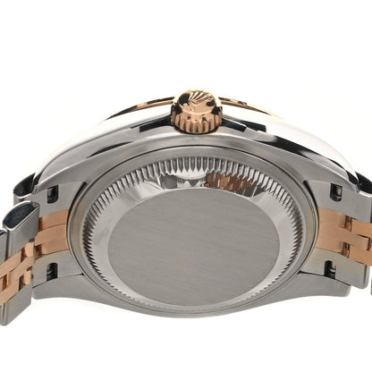 Rolex Stainless Steel 18K Everose Gold Diamond 28mm Oyster Perpetual Datejust Watch Chocolate 279381RBR 4 of 5
