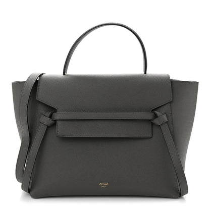Celine Grained Calfskin Mini Belt Bag Grey 1 of 11