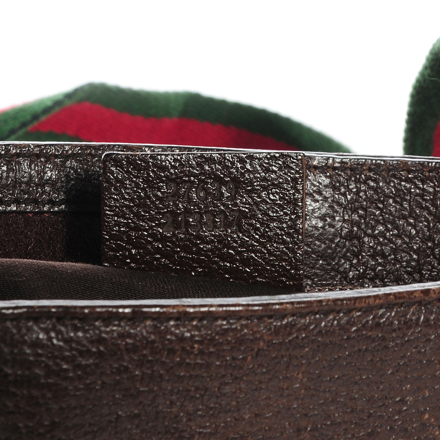 GG Monogram Messenger Crossbody Web Bag Brown