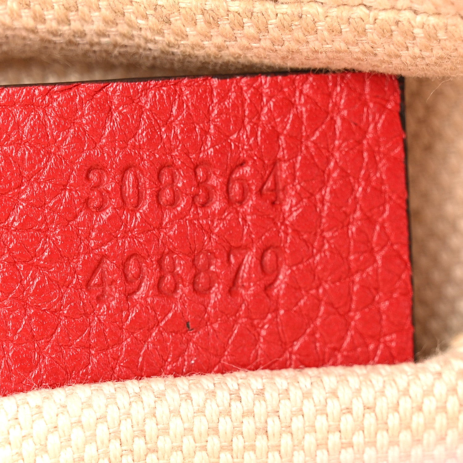 Gucci Pebbled Calfskin Small Soho Disco Bag Tabasco Red 7 of 14