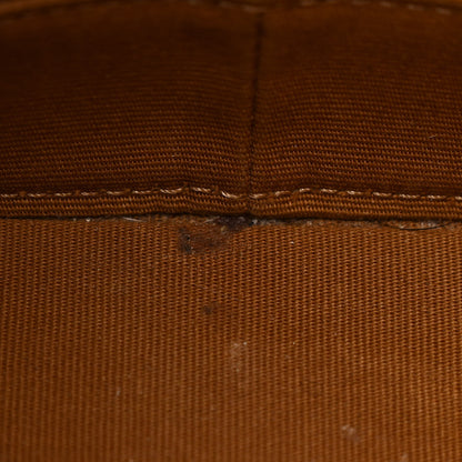 Celine Triomphe Canvas Calfskin Small Bucket Bag Tan 11 of 11
