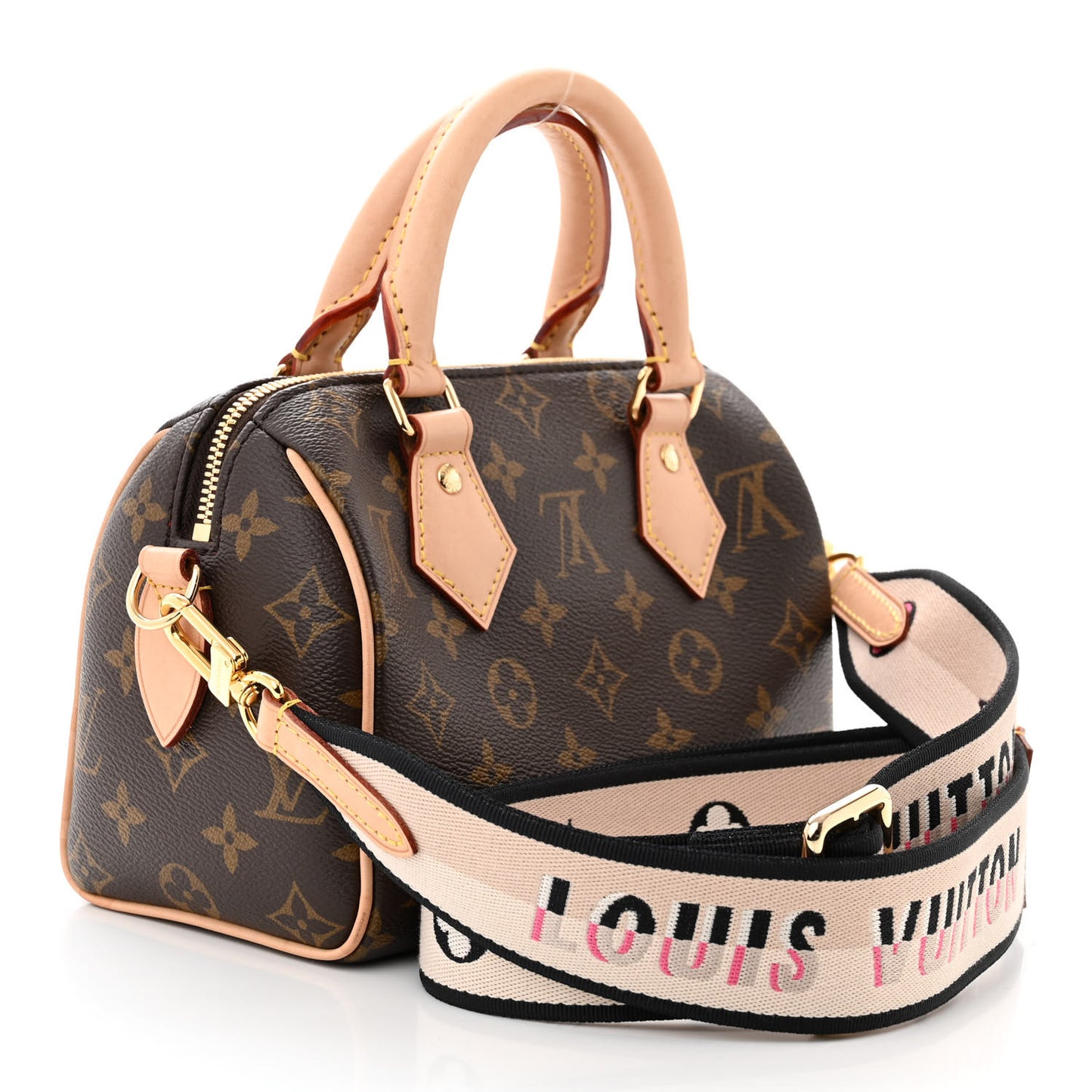 Monogram Speedy Bandouliere 20 Black