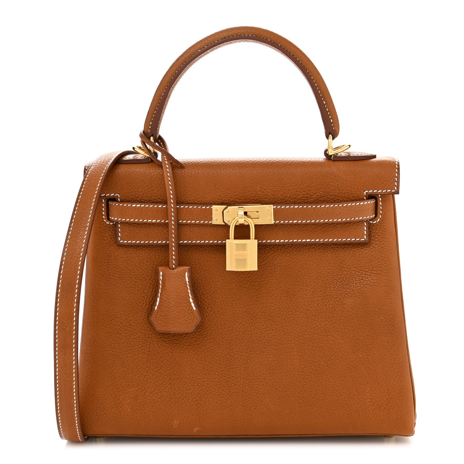 Hermes Barenia Faubourg Kelly Retourne 25 Fauve 1 of 13