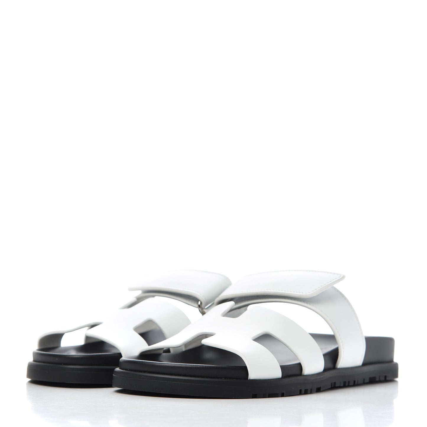 Calfskin Womens Chypre Sandals 36.5 White