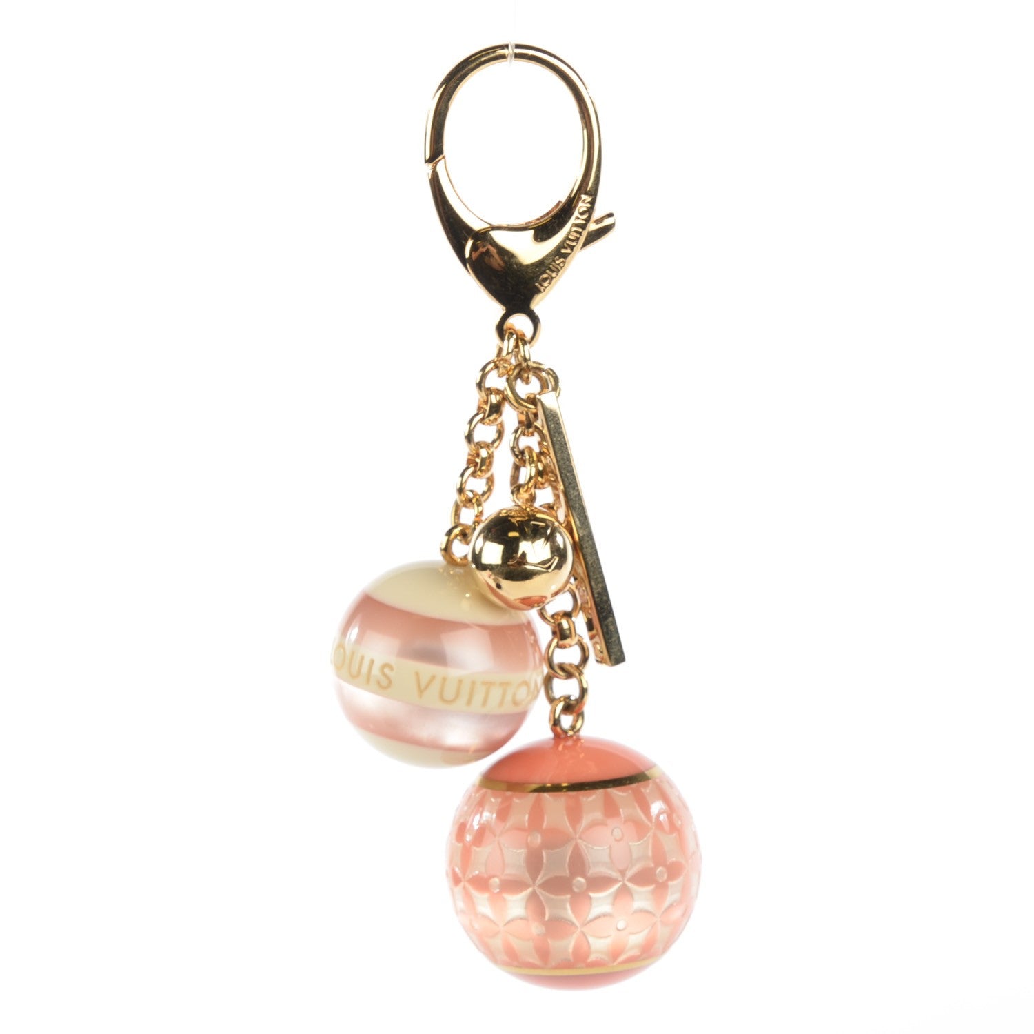 Louis Vuitton Mini Lin Croisette Bag Charm Pink 3 of 6