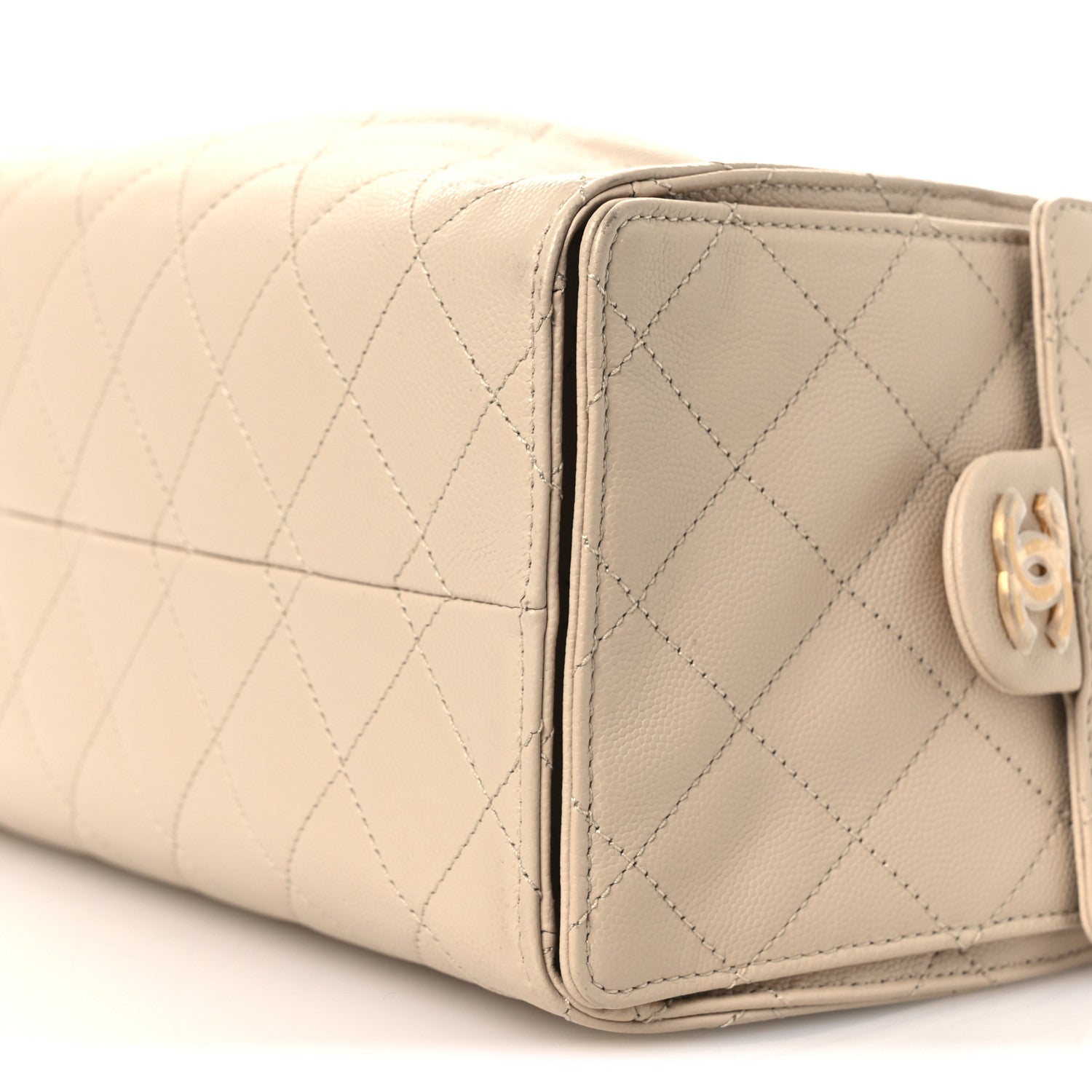 Chanel Caviar Quilted Small Chanel 25 Handbag Beige 10 of 13