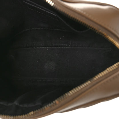 Saint Laurent Calfskin Matelasse Monogram Lou Camera Bag Dark Beige 5 of 8