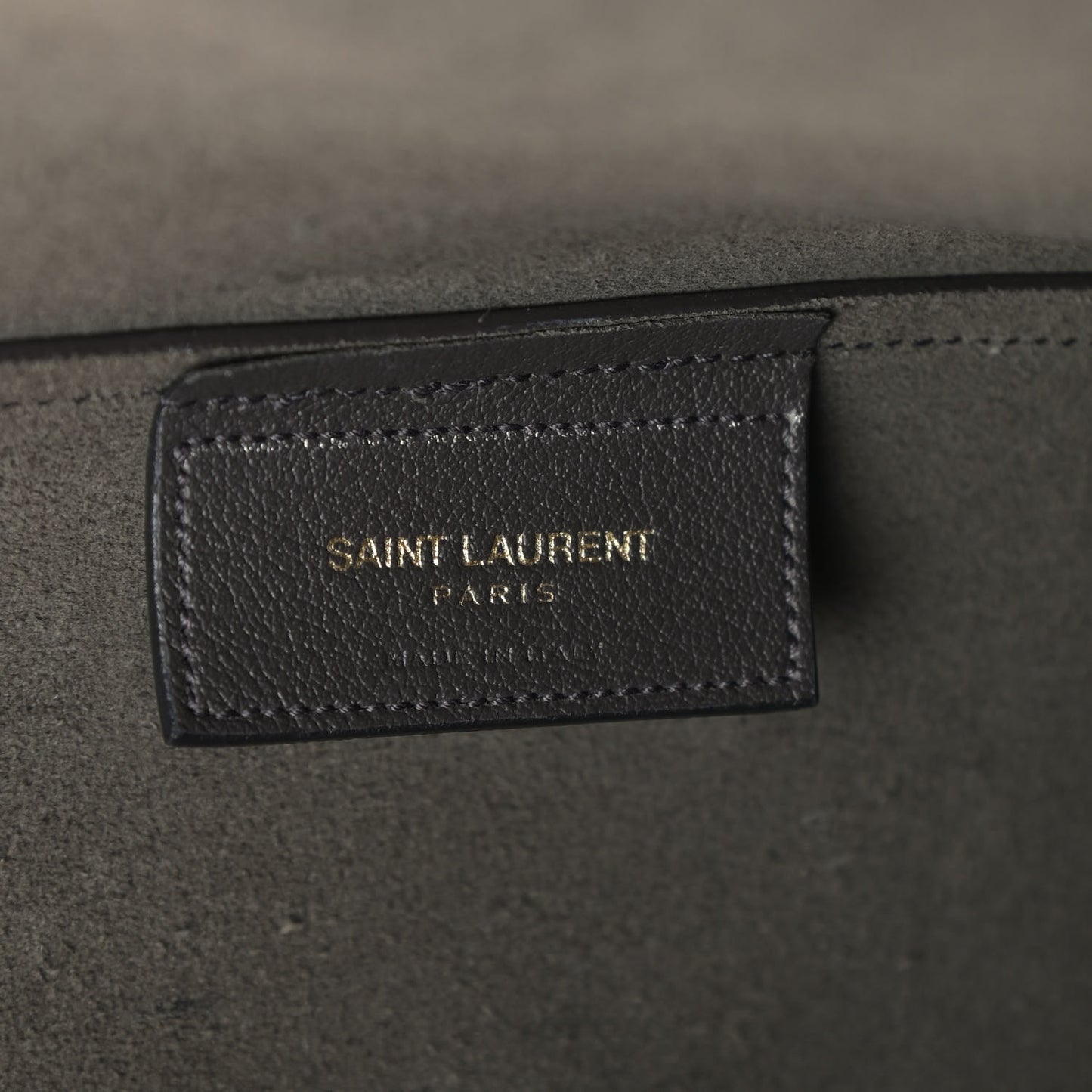 Calfskin Large Shopping Tote Black Earth