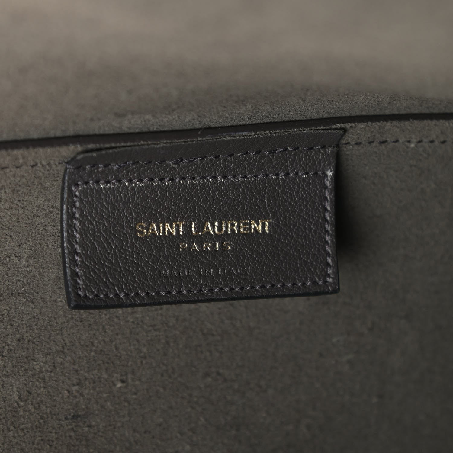 Saint Laurent Calfskin Large Shopping Tote Black Earth 6 of 18