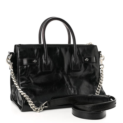 Saint Laurent Glace Calfskin Baby Souple Sac De Jour Black 3 of 10