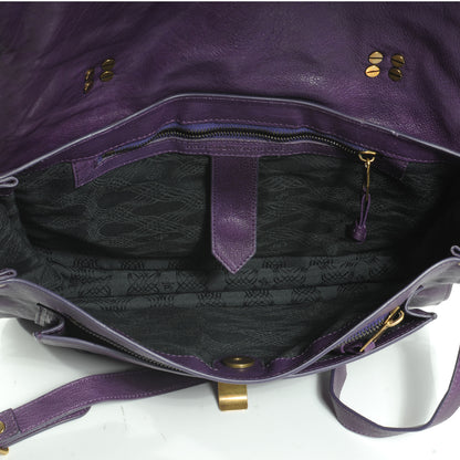 Proenza Schouler Lambskin PS1 Medium Satchel Plum 5 of 12