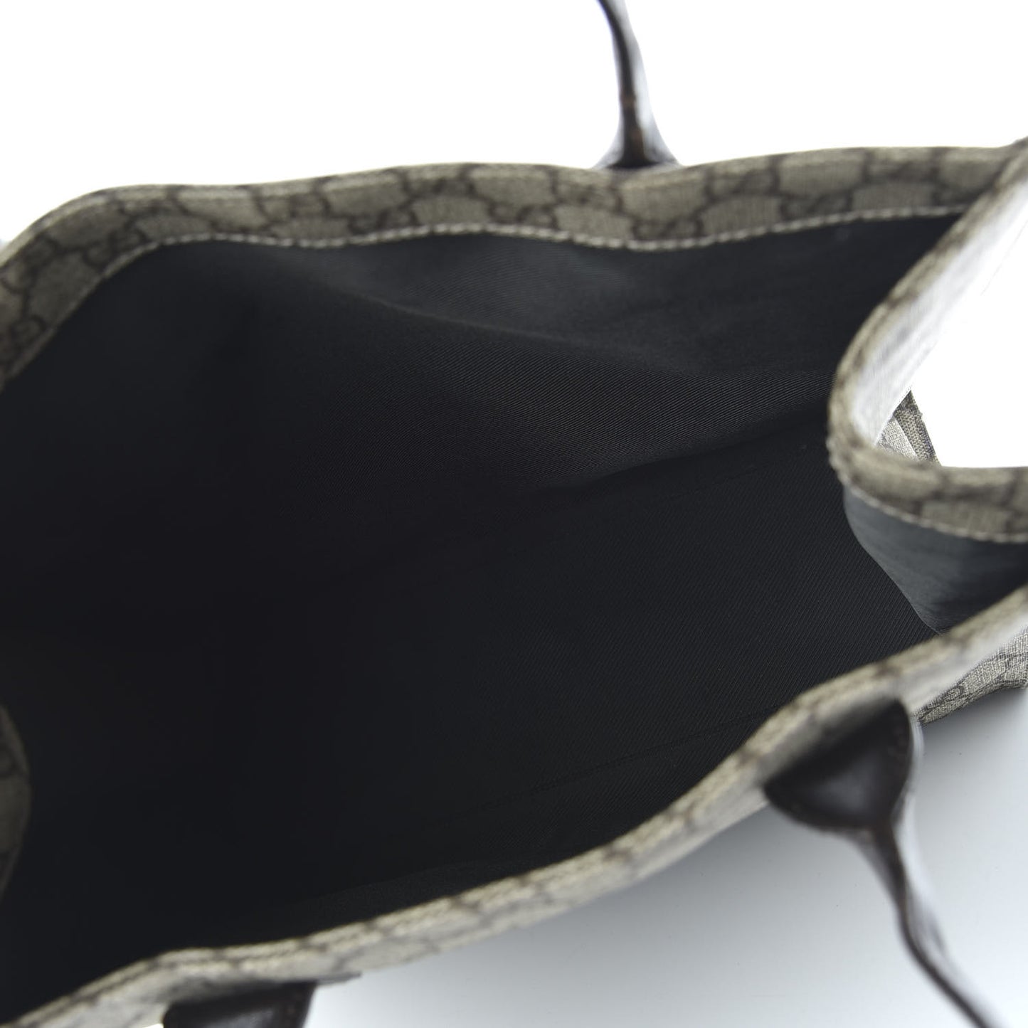 GG Plus Monogram Small Vertical Tote Dark Brown