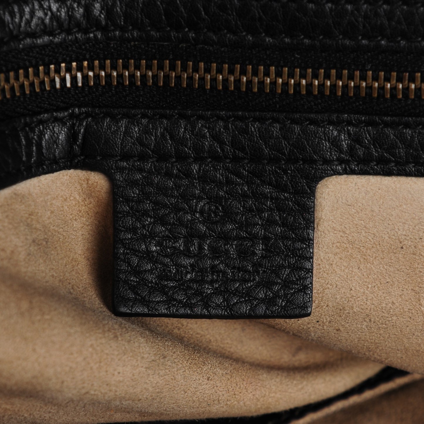 Pebbled Calfskin Medium 1973 Top Handle Satchel Black