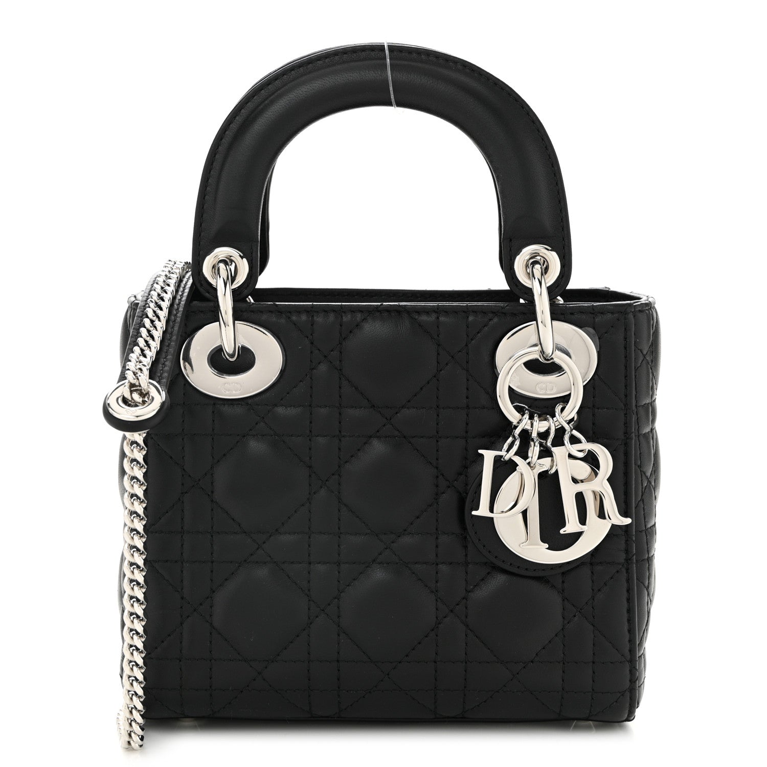 Christian Dior Lambskin Cannage Mini Lady Dior Black 1 of 10
