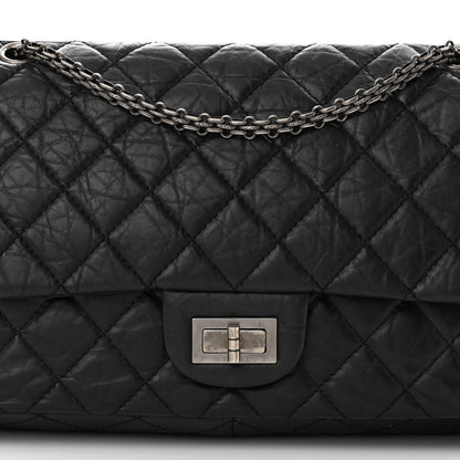 Chanel Aged Calfskin Quilted 2.55 Reissue 227 Flap Black 8 of 13