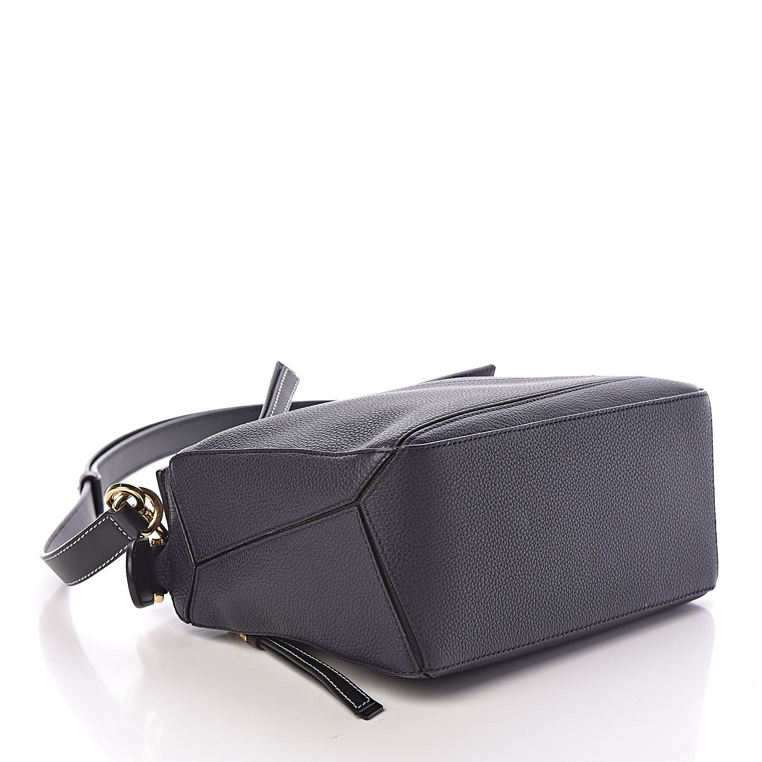 Loewe Calfskin Small Puzzle Bag Midnight Blue Black 4 of 9