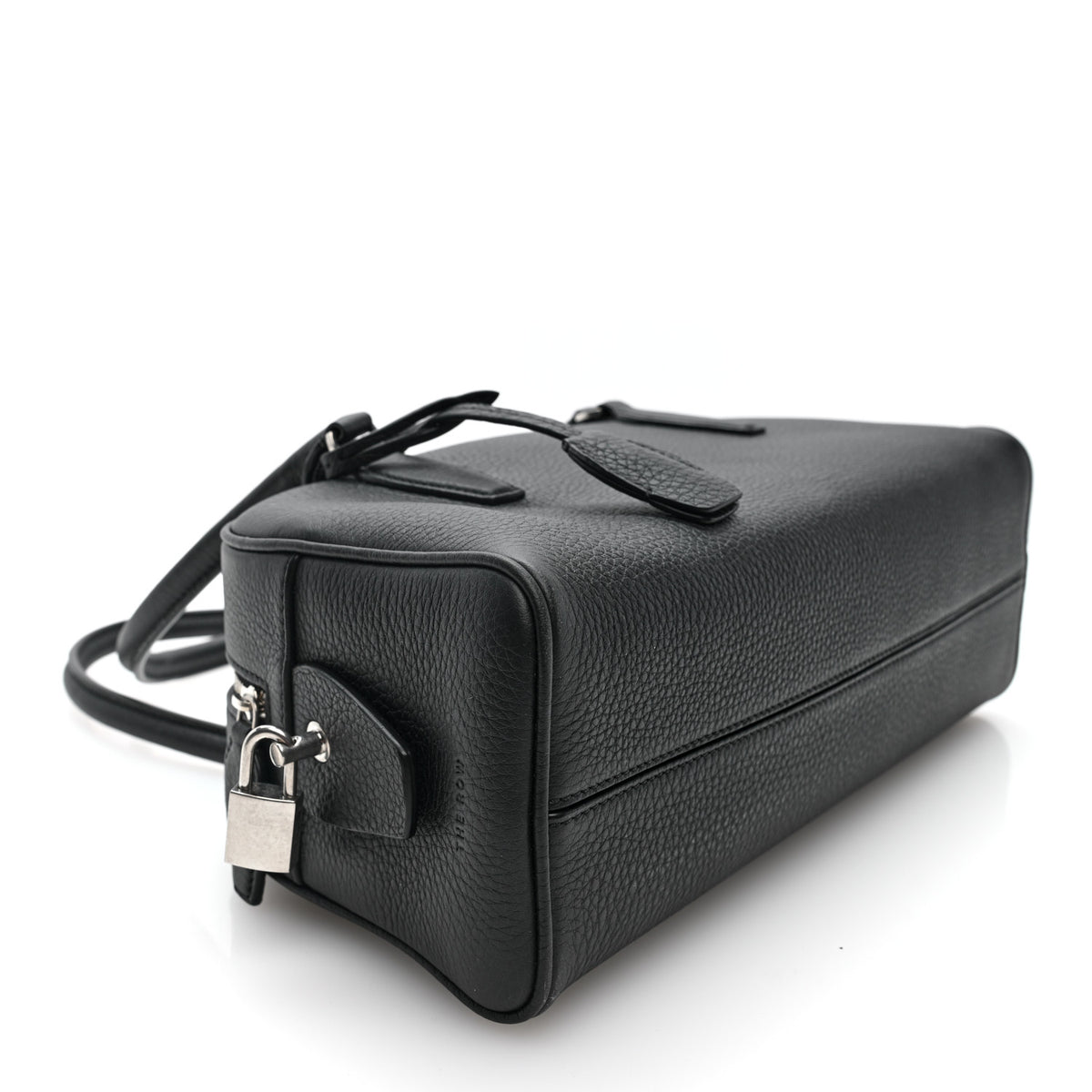 Grained Calfskin Small EW India Black
