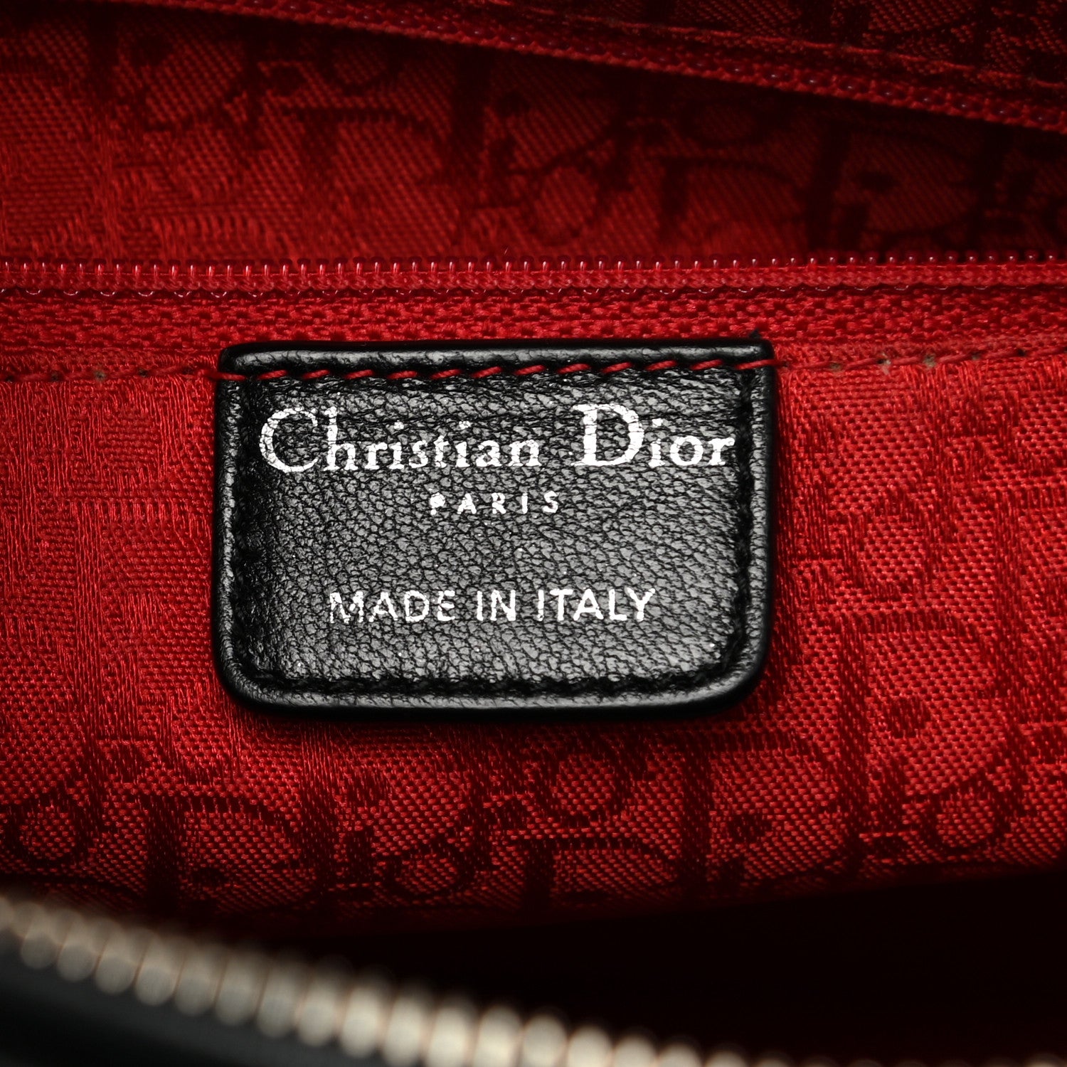 Christian Dior Lambskin Cannage Large Lady Dior Black 6 of 10