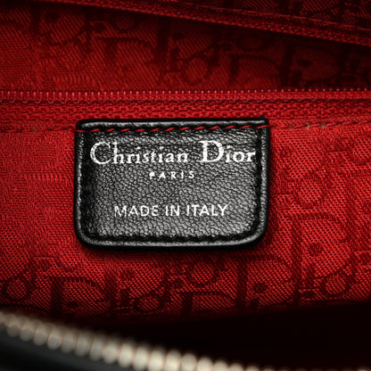 Christian Dior Lambskin Cannage Large Lady Dior Black 6 of 10