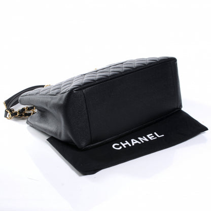 Chanel Caviar Grand Shopping Tote GST Black 4 of 7
