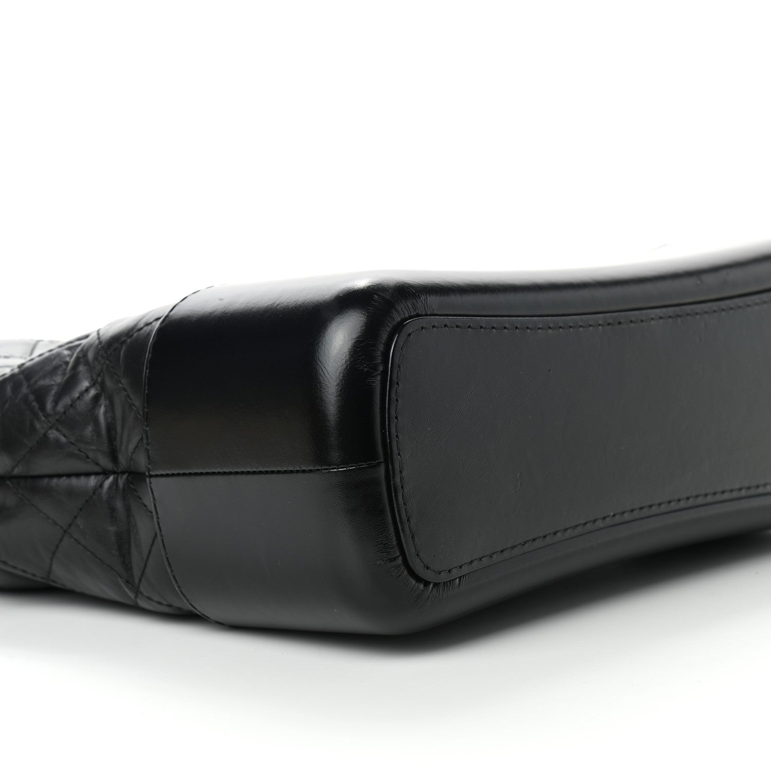 Chanel Aged Calfskin Quilted Medium Gabrielle Hobo Black 8 of 10