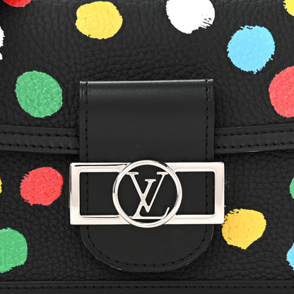 Louis Vuitton LV X YK Taurillon Dots Dauphine Mini Black 8 of 10