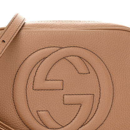Gucci Pebbled Calfskin Small Soho Disco Bag Camelia 8 of 11