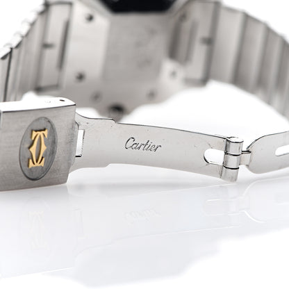Cartier Stainless Steel 18K Yellow Gold 29mm Santos De Cartier Galbee Automatic Watch 5 of 7