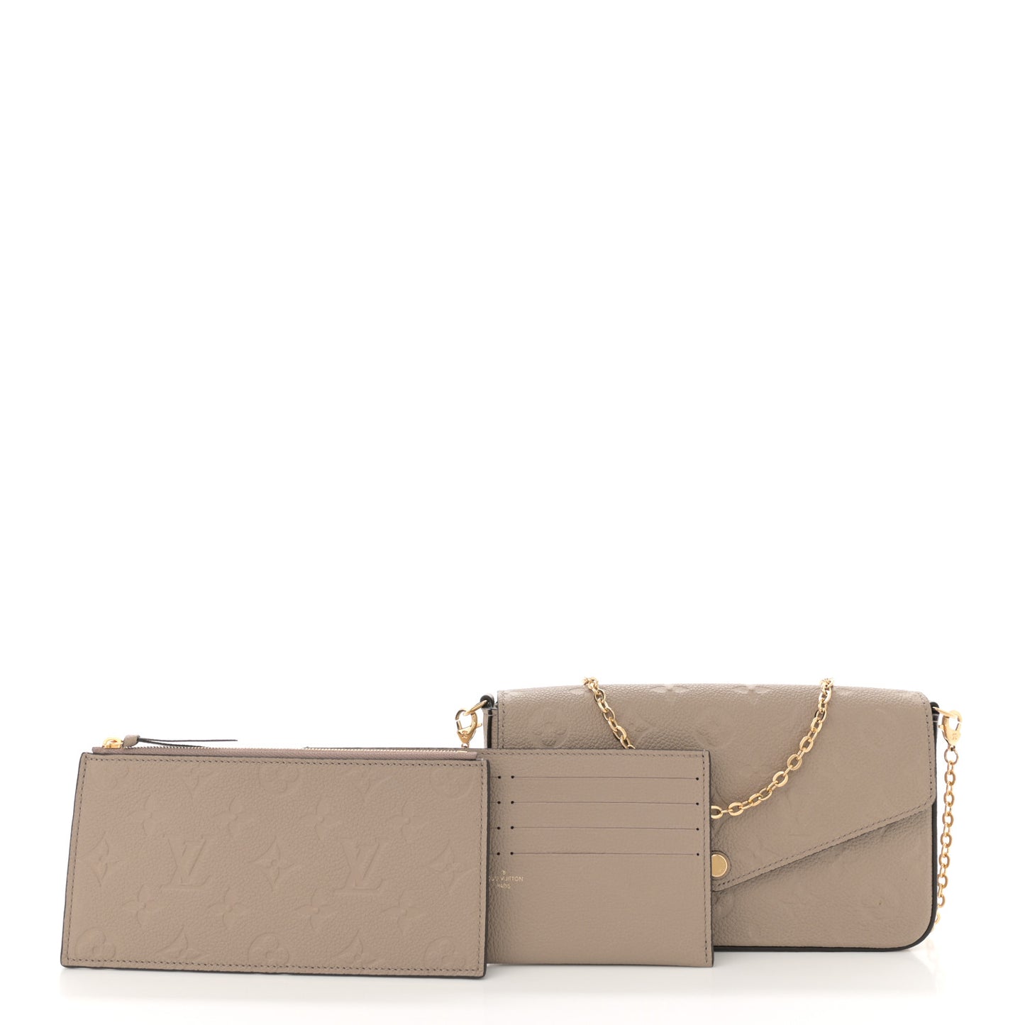 Empreinte Pochette Felicie Chain Wallet Tourterelle