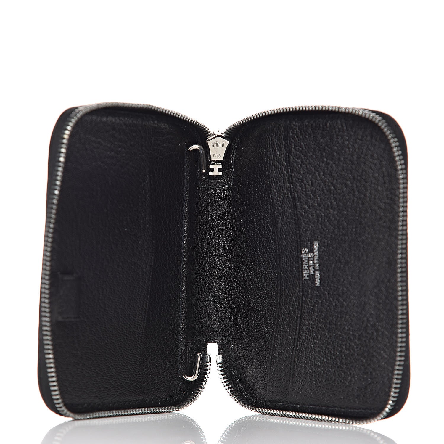 Hermes Chevre Mysore Globe Trotter Zip Agenda PM Black 5 of 11