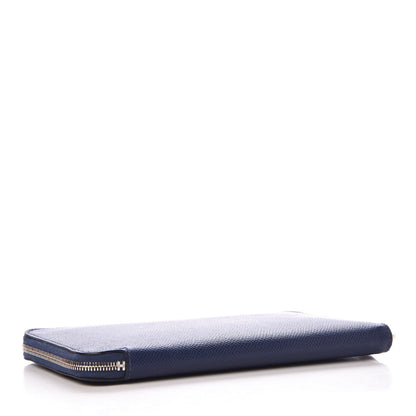 Hermes Epsom Silk'In Wallet Bleu Saphir 4 of 8