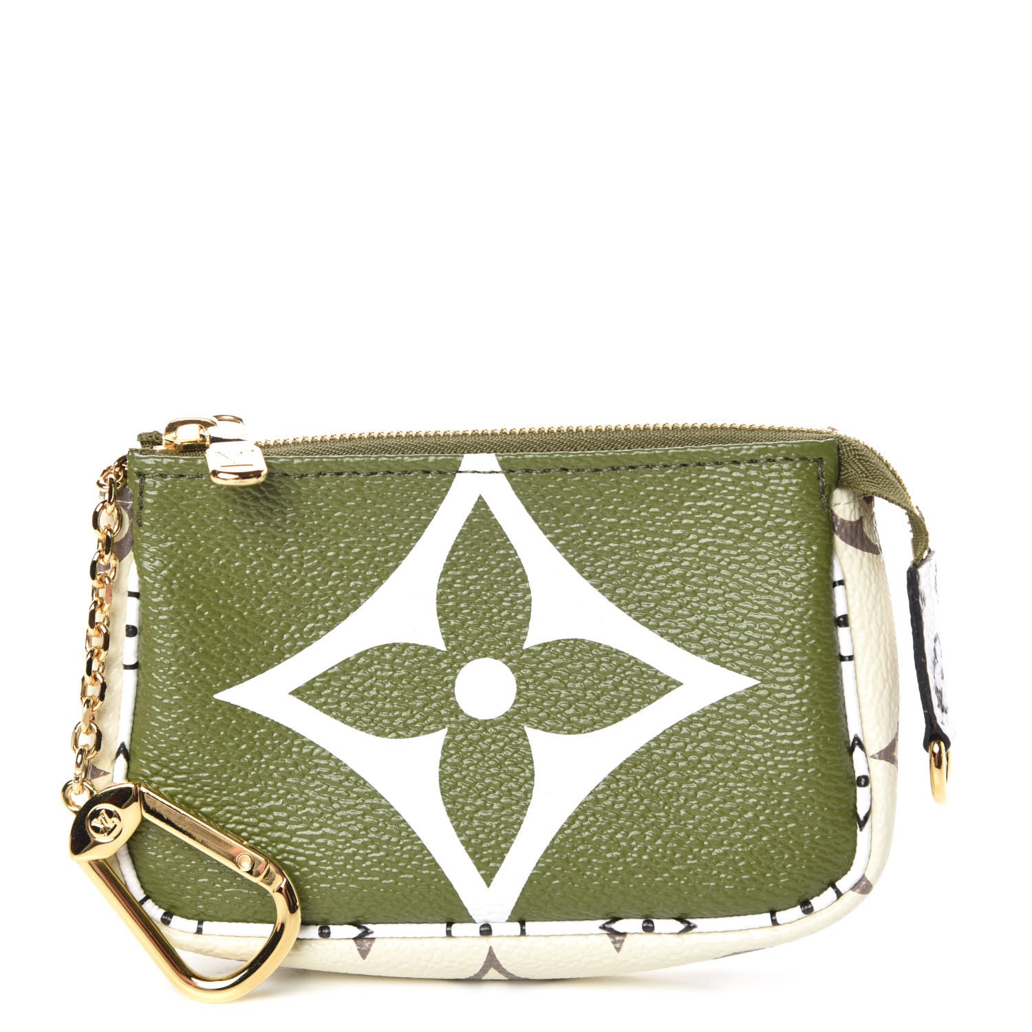 Louis Vuitton Monogram Giant Micro Pochette Accessories Kaki White 1 of 8