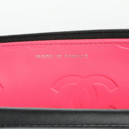 Chanel Calfskin Quilted Cambon Wallet On Chain WOC Black 7 of 8