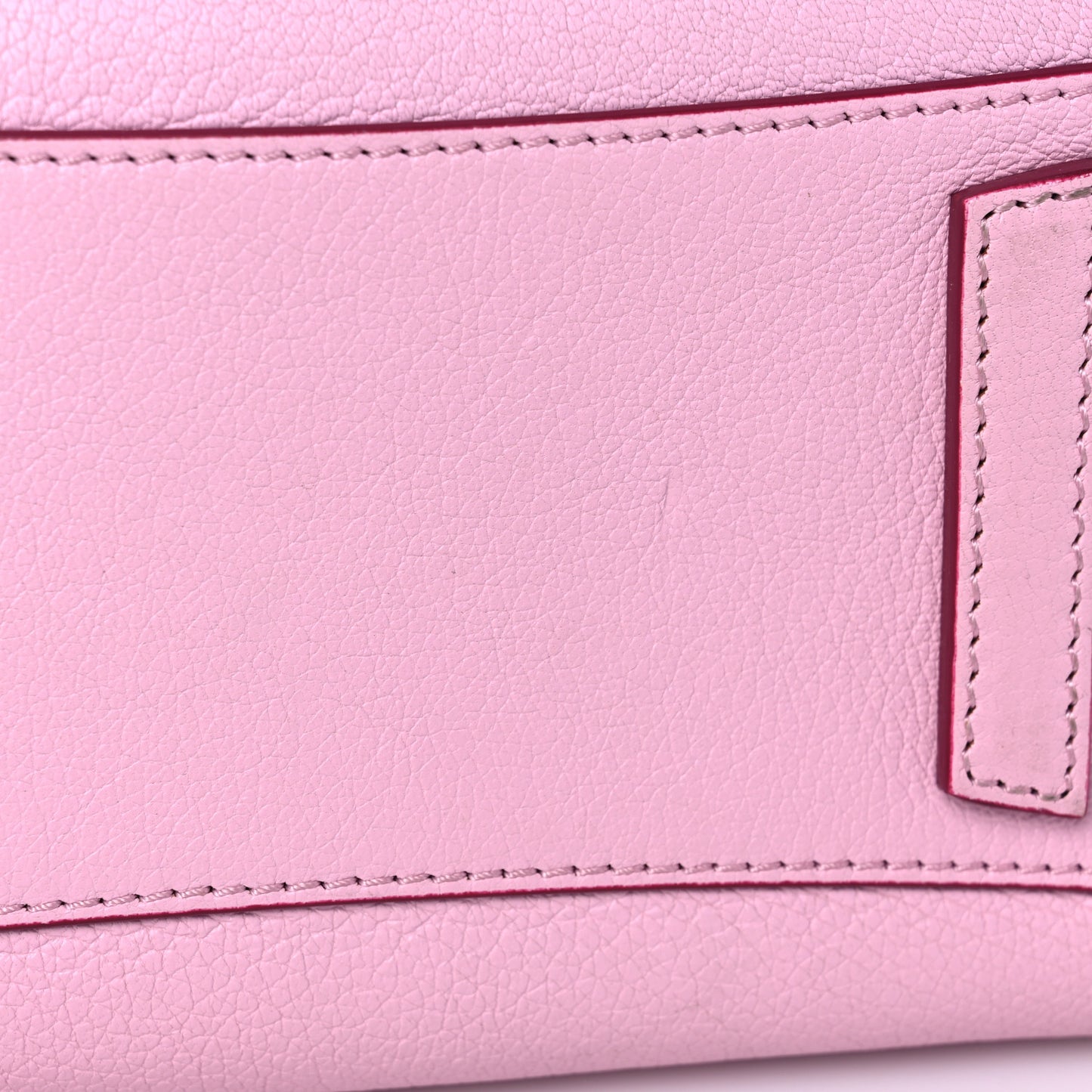 Sugar Goatskin Mini Tri-Color Antigona Bright Pink White Fuchsia